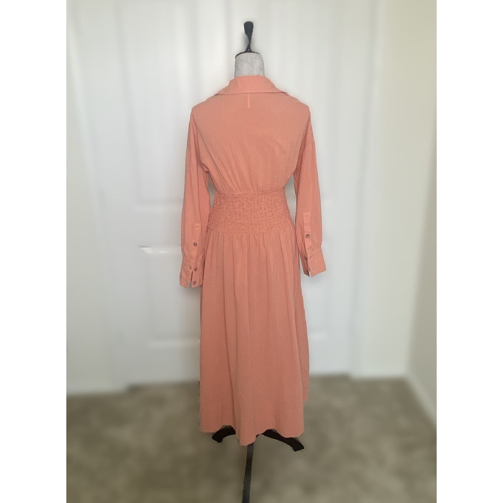 ❌❌SOLD❌❌Free People Midi/Maxi Peach Flowy Dress - Picture 5 of 6